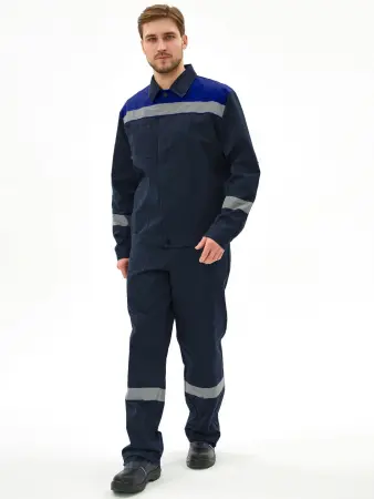 Костюм ЛИПЕЦК-2 СОП CH с ПК (т.синий/васильковый)