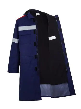 Плащ ЭНЕРГИЯ АРАМИД АПВУ-3 молнии с СОП 30,9 кал.см.кв (синий/красный)