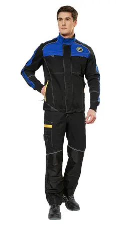 Куртка СТАРТ (черный/синий)