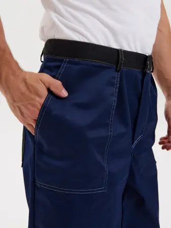 Костюм СИСТЕМА с БР (т.синий/черный/василек)