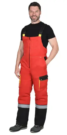 Костюм СИРИУС-ТИТАН с ПК зимний (красный/черный)