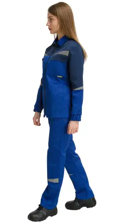 Костюм RONTA KS625 женский с БР (т.синий/василек) Костюм RONTA KS625 женский с БР (т.синий/василек)