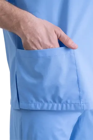 Костюм ХИРУРГ МЕДИКАЛ с БР (голубой) мужские медицинские