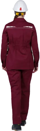 Костюм ОПЕРАТОР женский с БР (бордовый)