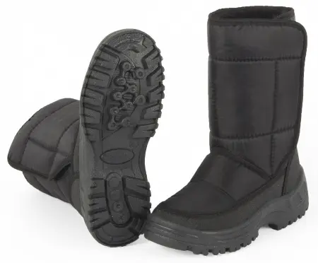 Сапоги ДУТЫЕ ПВХ женские (черный)