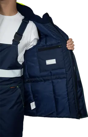 Костюм БРАЙТ зимний с ПК (желтый/синий)