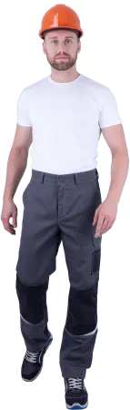 Брюки ТУРБО SAFETY (серый/т.серый) Брюки ТУРБО SAFETY (серый/т.серый)