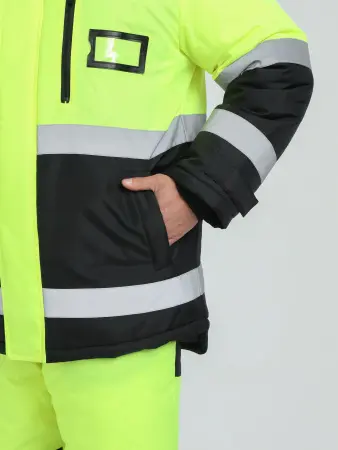 Костюм PROFLINE SPECIALIST зимний сигнальный с БР (желтый/черный)