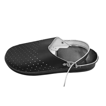 Сабо ПВХ искусственная кожа (черный)