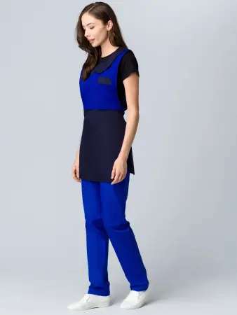 Фартук-сарафан МОНРО (т.синий/васильковый)