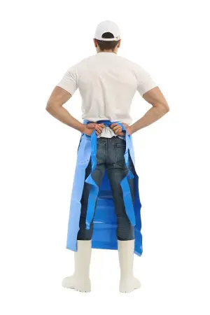 Фартук ЛАРИСАН цельнокроеный ПУ облегченный 83x150см (синий)