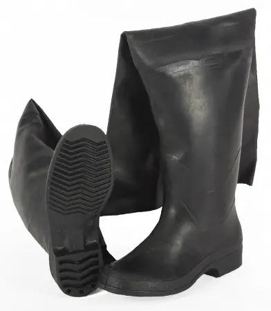 Сапоги рыбацкие резиновые (черный)