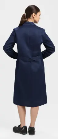 Халат ЛИГОР женский (т.синий/васильковый)