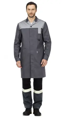 Халат ТЕХНОЛОГ NEW (серый/св.серый)