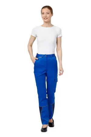 Костюм СТРАЙК женский с БР (васильковый/т.синий)