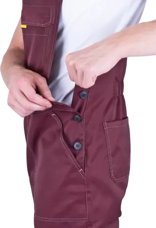 Костюм КМ-10 ЛЮКС с ПК (бордовый/желтый/черный)