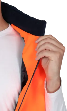 Жилет ACTIVE утепленный (оранжевый/синий)