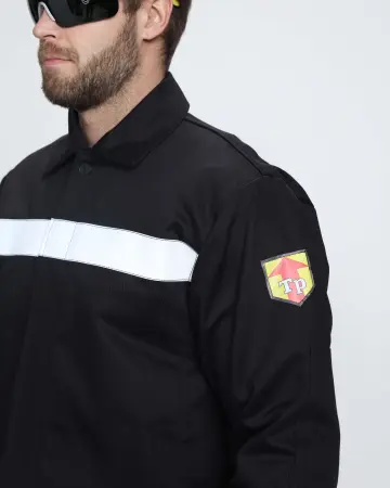 Костюм ГЕФЕСТ-СОП 2 кл.защиты пл 500 с БР (черный)