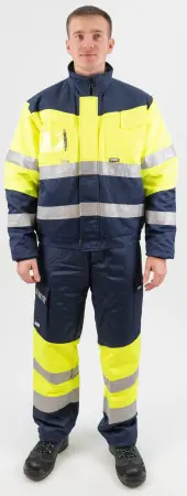 Зимние сигнальные брюки Dimex 6035