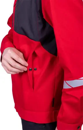 Куртка СТРОНГ (красный/серый)