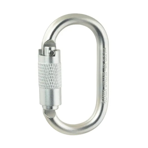 Карабин СТАЛЬНОЙ ОВАЛ с байонетной муфтой 16мм