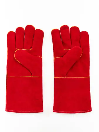 Краги PROFLINE SPECIALIST спилковые термозащитные (красный)