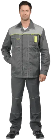 Куртка ТУРБО удлиненная (серый)