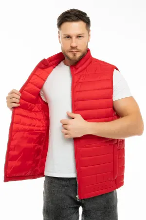 Жилет J-01 зимний (красный)