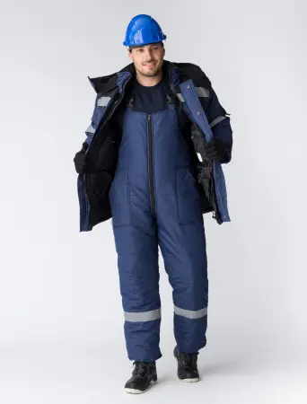Костюм БЕРКУТ зимний с ПК (т.синий/черный)