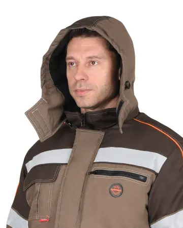 Костюм СИРИУС-РОДОС-РОСС СОП зимний с БР (св.коричневый/т.коричневый)