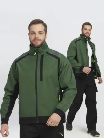 Куртка PROFLINE LEADER софтшел (хаки/черный)