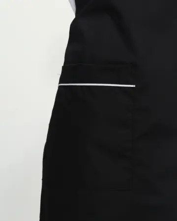 Костюм ГУРМАН женский (белый/черный)