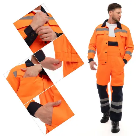 Костюм МАГИСТРАЛЬ СОП с ПК (оранжевый/синий)