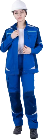 Куртка ТУРБО SAFETY женская (василек/синий)