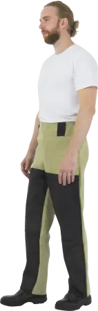 Костюм сварщика комб. 2 кл.защиты с БР (хаки/черный)