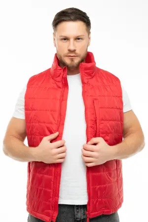 Жилет КАНАДА зимний (красный/черный)