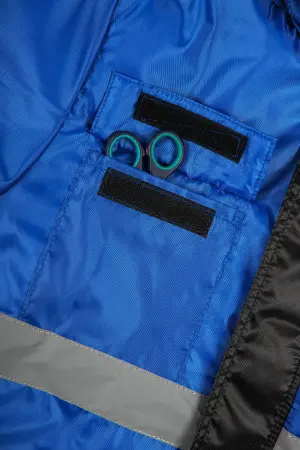 Костюм ПРОФИ зимний с ПК (васильковый/черный) Костюм ПРОФИ зимний с ПК (васильковый/черный)