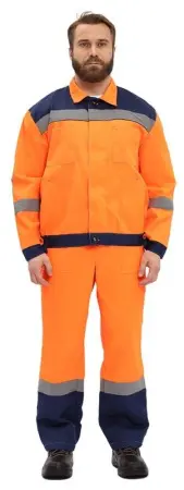 Костюм ЛЕГИОН с ПК (оранжевый/т.синий)