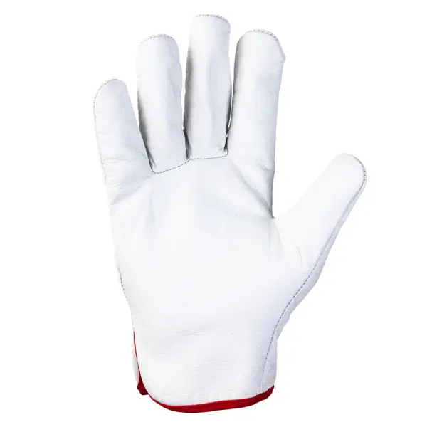 Перчатки JETA SAFETY JLE421 Smithcraft из кожи буйвола (белый) ОТГРУЗКА КРАТНО 12 ПАР