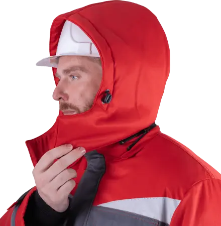 Костюм КМ-10 ЛЮКС зимний 3-4 класс c ПК (серый/красный) Костюм КМ-10 ЛЮКС зимний 3-4 класс c ПК (серый/красный)