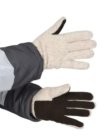 Перчатки SAFEPROTECT ЮКАГИРЫ утепленные со спилком (бежевый) ОТГРУЗКА КРАТНО 12 ПАР