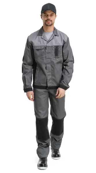 Костюм RONTA KS212 с ПК (т.серый/серый/черный) Костюм RONTA KS212 с ПК (т.серый/серый/черный)