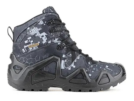 Ботинки ЛИДЕР 173 ПУ-Резина утепленные (кмф черный)