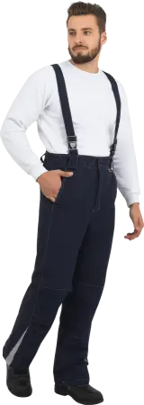 Брюки ХАЙ-ТЕК зимние (синий)