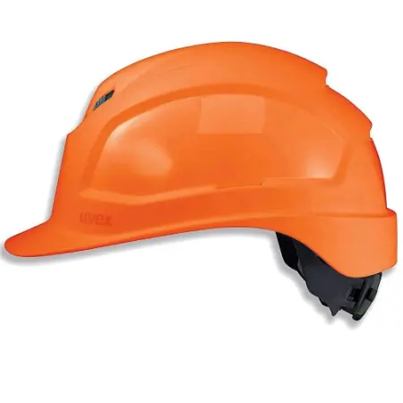 Каска защитная UVEX ФЕОС IES с храповиком (оранжевый)