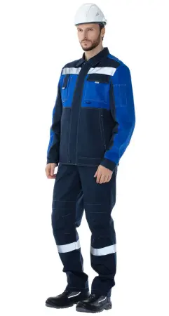 Костюм ТАЛЬ с СОП с ПК (т.синий/васильковый)