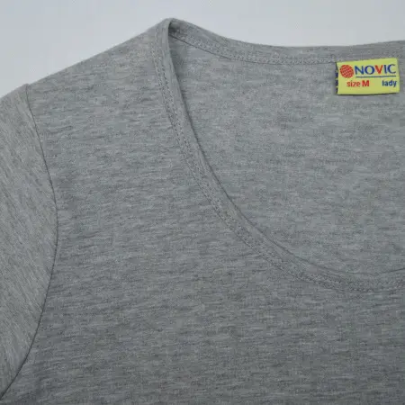 Футболка NOVIC LADY 156 (нм) женская (серый меланж)