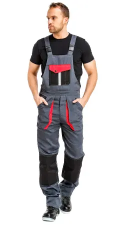 Костюм RONTA KS818 с ПК (т.серый/черный/красный)