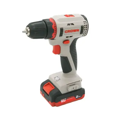 Аккумуляторный шуруповерт BL CROWN CT21092H-2 BMC 16В B3+ 2х2,0Ач 420/1400об/мин