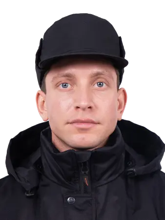 Кепка ОХРАНА зимняя (черный) Кепка ОХРАНА зимняя (черный)